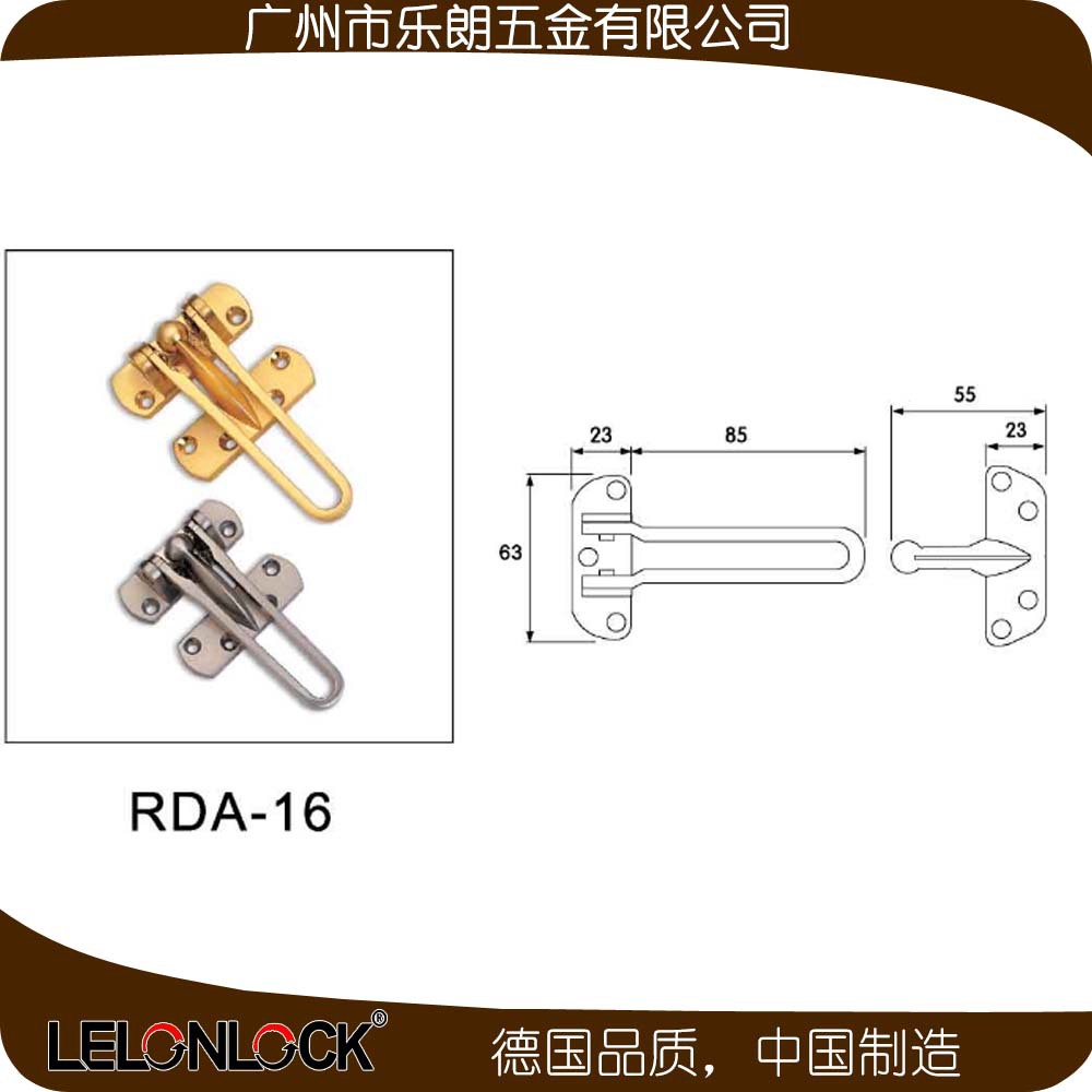 91抖音下载大全91抖音轻量版RDA-16 不锈钢 防盗扣